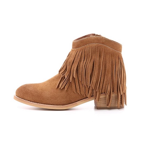 Jeffery Campbell Fringe Booties Chaffee style - Picture 2 of 10